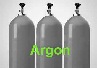 Argon ist Gas der höhen Reinigung