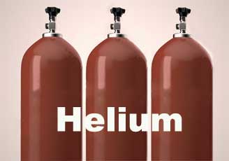 Helium gas